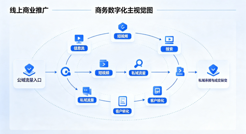 封丘县线上商业推广怎么做？全域流量闭环搭建与低成本转化实战指南